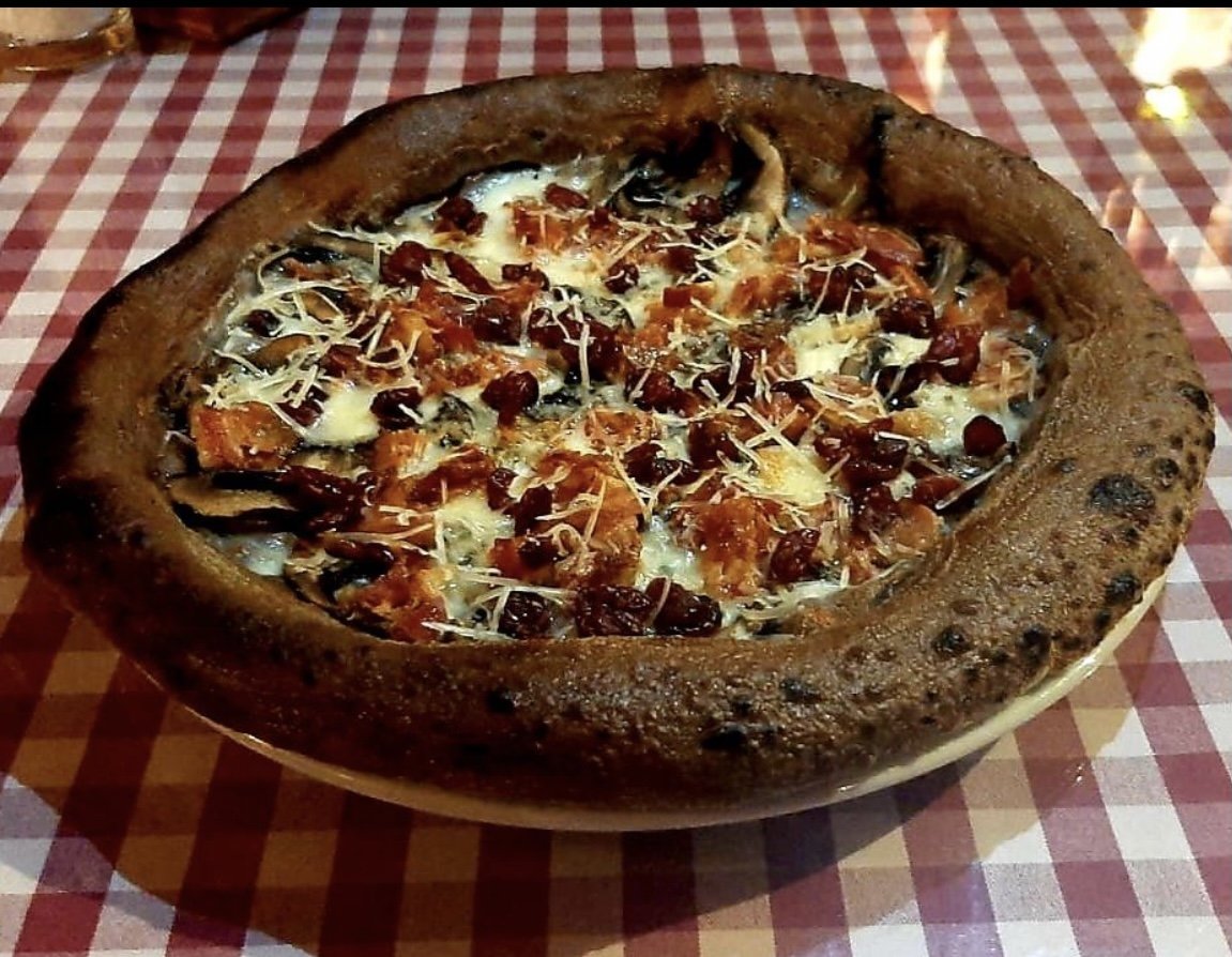 Pizza Portobello al Cacao